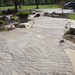 pavers, walkway, steps, front entry