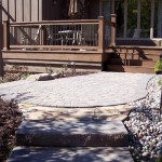 Brick pavers in circle
