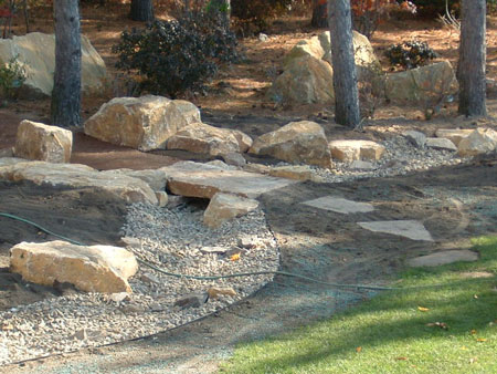 rock, stone, path, walkway, footpath
