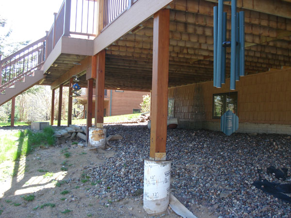 Elevated deck