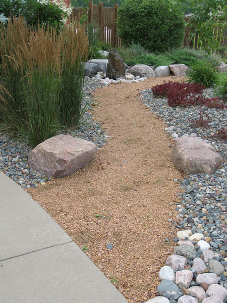 water feature, granite, path, walkway, landscape