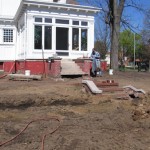 ground breaking, landscape, dirt work