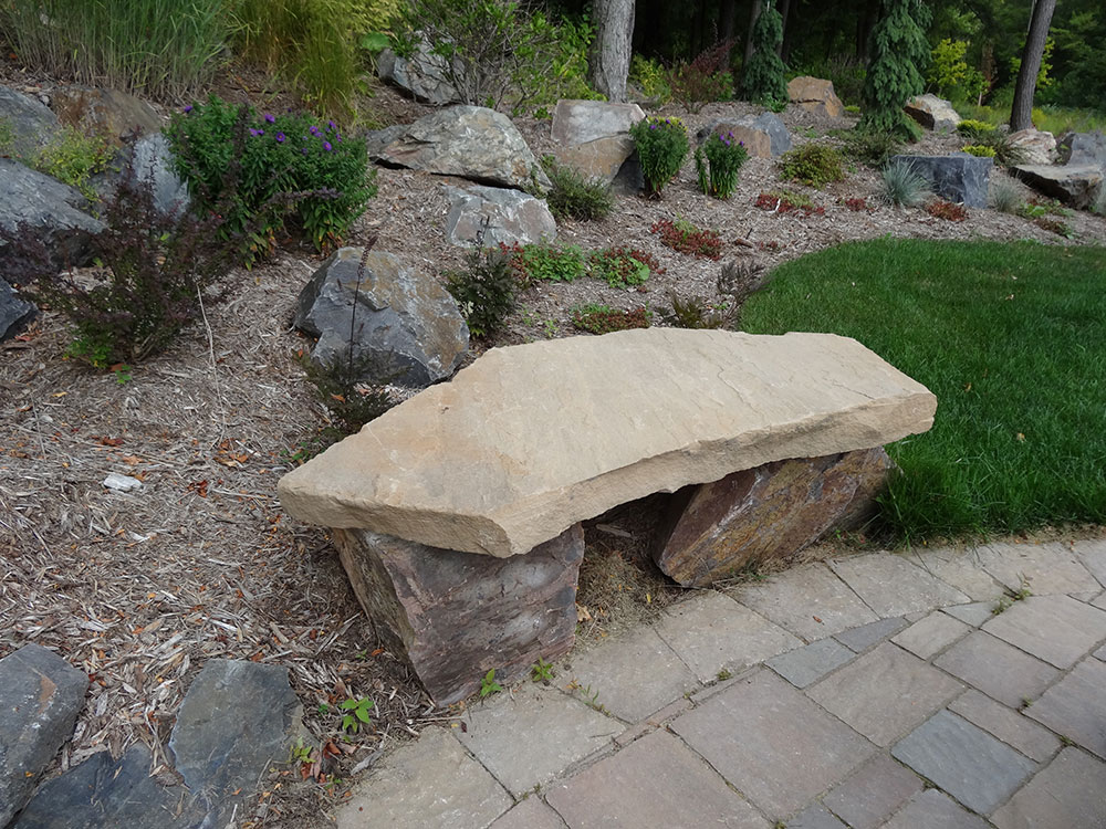 Backyard Patio with Water